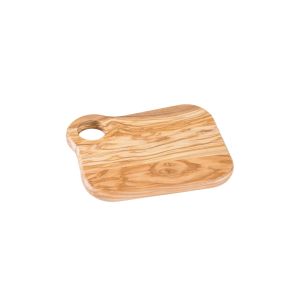 image shows Lipper International Olive Wood Cutting Board | Small against a blank, white background