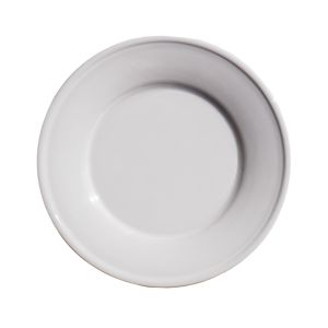 image shows TarHong Madison 8.5" Salad Plate | White  against a blank, white background