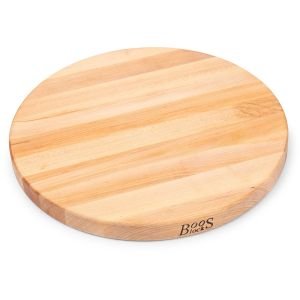 R18 - Maple Edge Grain Round Cutting Board