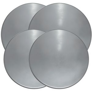 Range Kleen Stainless Steel Round Burner Cover - 4-Pack - 550-4