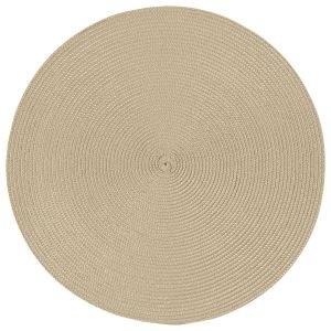 Now Designs 15" Disko Placemat | Light Taupe
