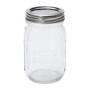 Roots & Harvest Pint Regular Mouth Canning Jars | Pack of 12