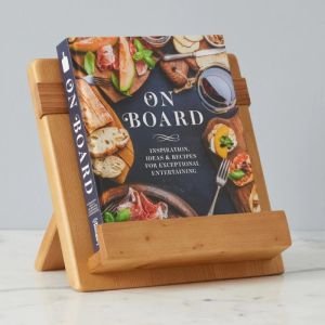 etúHOME Cookbook & Table Holder | Natural hold On Board book