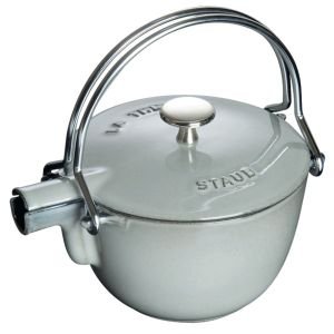 Staub Round Teapot Kettle 1QT - Graphite Grey 1650018