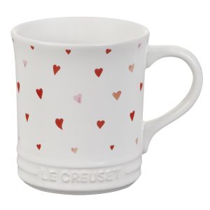 Le Creuset L'Amour Collection 14oz Mug - White With Heart Applique