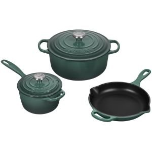 Le Creuset 5-Piece Signature Cookware Set with Stainless Steel Knobs | Artichaut