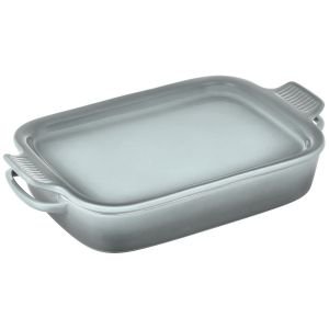 Le Creuset 2.75qt Rectangular Dish With Platter Lid | Sea Salt
