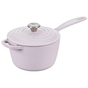 Le Creuset 2.25 Qt. Signature Enameled Cast Iron Saucepan with Stainless Steel Knob - Shallot