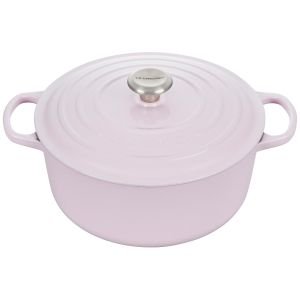 Le Creuset 7.25 Qt. Round Signature Dutch Oven with Stainless Steel Knob | Shallot