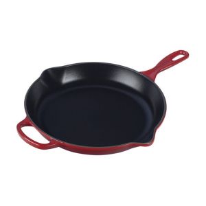 Le Creuset Signature Cast-Iron Skillet,  11.75", in Cherry Red: Item LS2024-3067