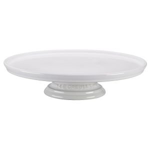Le Creuset 11.75" Stoneware Cake Plate | White