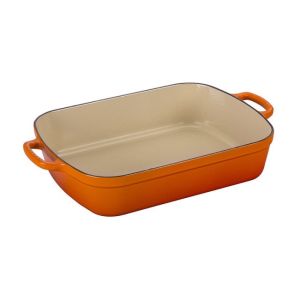 Le Creuset 5.25 Quart Cast Iron Roasting Pan - Flame Orange (LS2011-332)