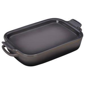 Le Creuset Rectangular Dish with Platter Lid - Stoneware - Deep Teal