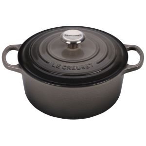 Le Creuset Round French Over - Signature 4.5 Qt - Oyster Grey ...