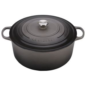 Le Creuset Signature Round French Oven 13.25 Quart - Oyster Grey (LS2501-347FSS)