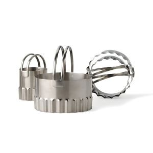 RSVP Endurance Rippled Round Biscuit Cutters - RBC-4