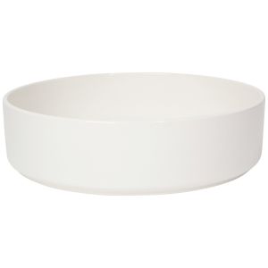 image shows Danica Heirloom Foundation 8" Large Bowl | Ivory against a blank, white background  