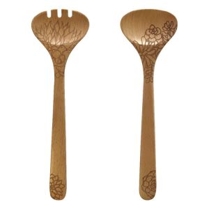 Talisman Designs Beechwood 2-Piece Salad Serving Set