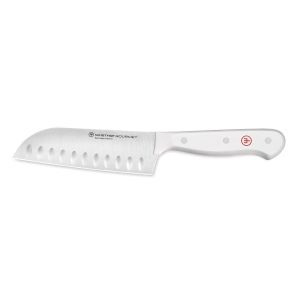 WÜSTHOF Gourmet White  5" Santoku | Hollow Edge