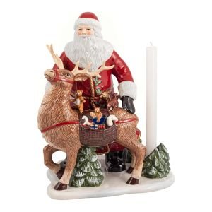 Villeroy & Boch Christmas Toy's Memory Figurine | Santa with Deer
