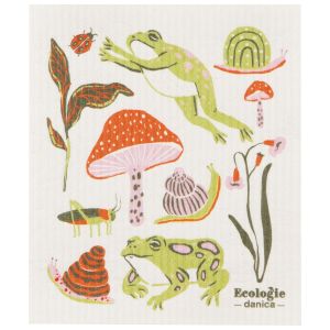 image shows Ecologie by Danica Swedish Sponge Dish Cloth | Gardenland against a blank, white background  