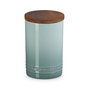 Le Creuset Signature 26oz Stoneware Canister with Acacia Wood Lid 