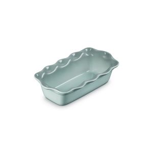 Le Creuset 9" Heritage Fluted Loaf Pan (Sea Salt)