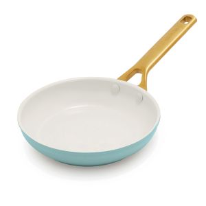 image shows GreenPan Reserve Pro 10-Piece Cookware Set | Seaside against a blank, white background