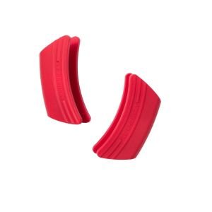 Le Creuset Silicone Handle Grips Set | Cerise/Cherry Red