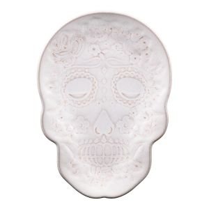 Fiesta® Embossed Skull Plate | Skull & Vine