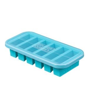 Souper Cubes 1/2-Cup Food Tray | Aqua