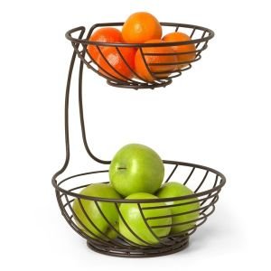 Spectrum Diversified Wright Arched 2-Tier Fruit Holder (69924)