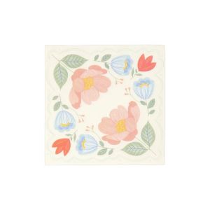 My Mind's Eye Floral Corner Napkins