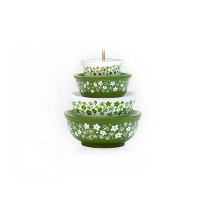 Twinkl Toast Stackable Miniature Vintage Bowls ornament | Spring Blossom against a white background