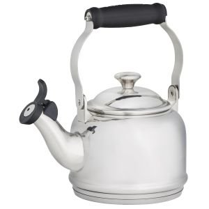 Le Creuset 1.25 Qt. Demi Kettle Tea Pot with Stainless Steel Knob (Stainless Steel)