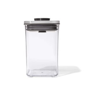 OXO SteeL POP Container | Small Square Short 1.1-Quart