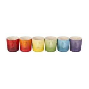 Le Creuset 12 oz London Mugs Set of 6 | Rainbow