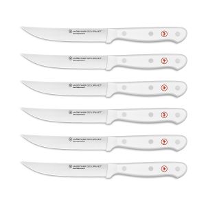 WÜSTHOF Gourmet White 6-Piece Steak Knife Set