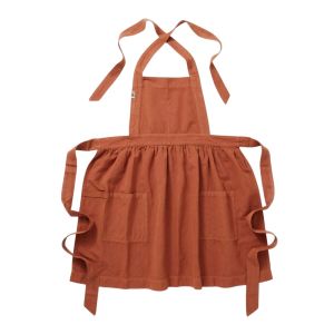image shows Hedley & Bennett Pinafore Hostess Apron | Harissa  against a blank, white background