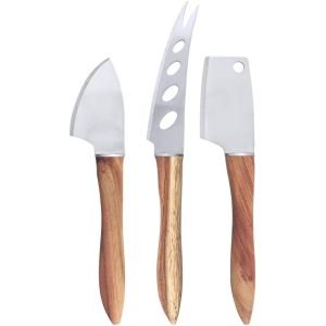 Swissmar 3-Piece Acacia Handle Knife Set - SK8704AC