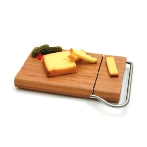 Swissmar Bamboo Cutting Board with Cheese Slicer Blade - SBB833