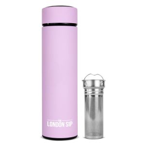 The London Sip 16oz Tea Infuser Bottle | Lilac