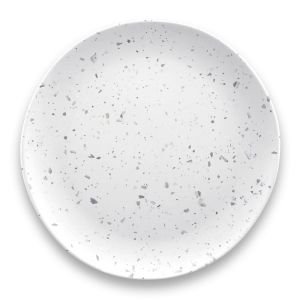 TarHong Melamine Tabletop 10.5" Round Dinner Plate | Terrazzo
