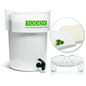 Toddy Commercial Cold Brew System with Lift and 4 pack filter kit