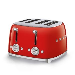 SMEG 4-Slot Toaster | Red