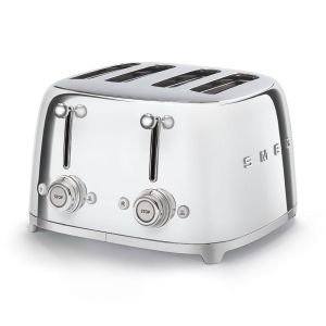 SMEG 4-Slot Toaster | Chrome
