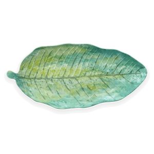 TarHong Palermo Tropical 15" x 7.25" Platter | Green Bamboo