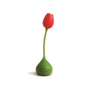 image shows OTOTO Tulip Tea Infuser against a blank, white background