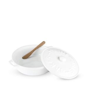 Twine Ceramic Brie Baker with Acacia Wood Spreader - 5997