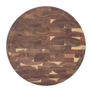 Typhoon | World Foods Collection End Grain Round Chopping Board
